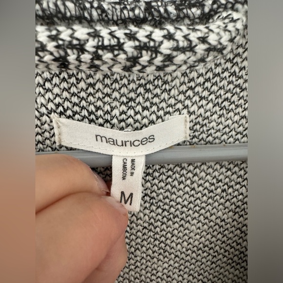 Maurices Longline Cardigan Sweater Jacket - Picture 3 of 10